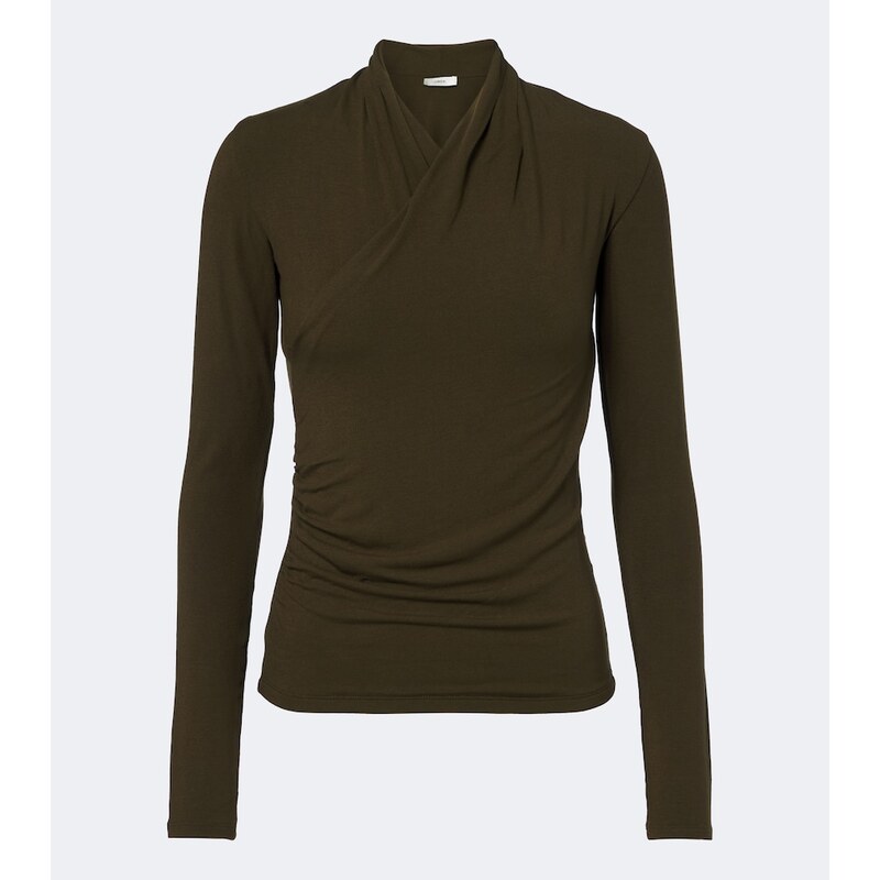 Vince Fixed jersey wrap top