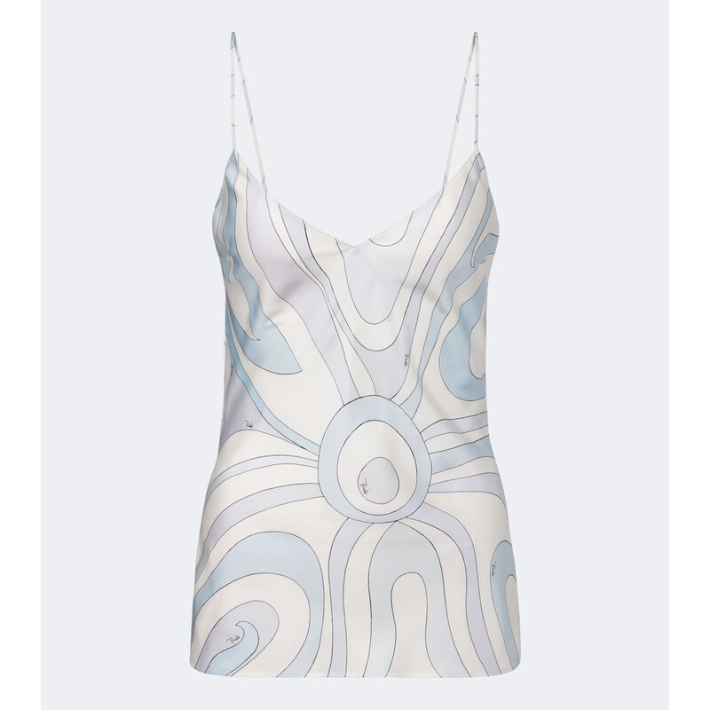 Pucci Iride silk twill top