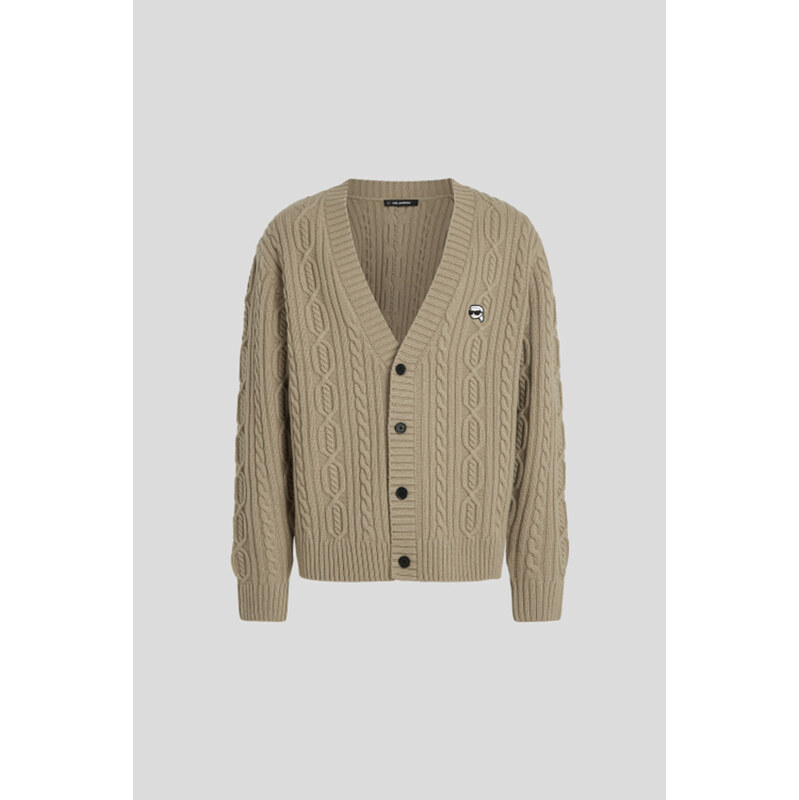 KARDIGAN KARL LAGERFELD IKON CABLE KNIT CARDIGAN