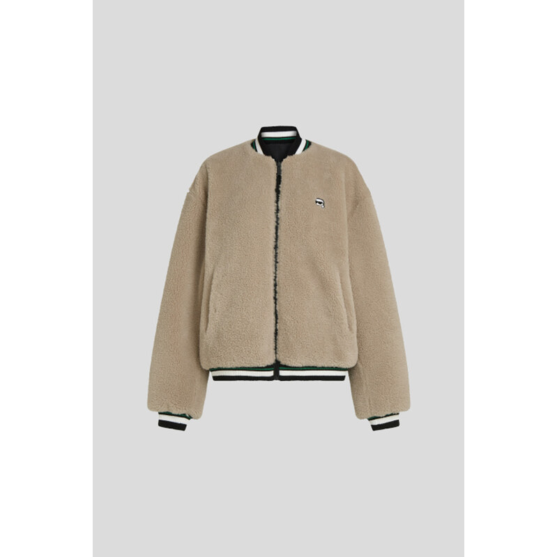 BUNDA KARL LAGERFELD IKON REVERSIBLE VARSITY JACKET