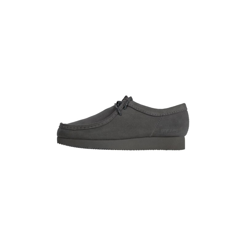 Clarks Originals Mokasíny Wallabee tmavě šedá