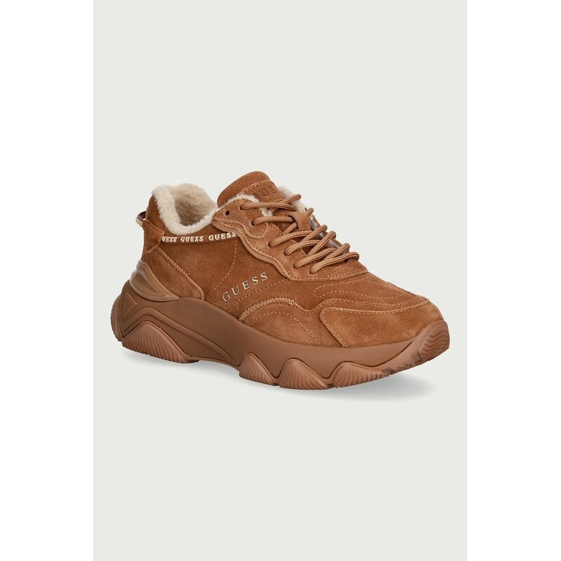 Guess MICOLA3 sneakers boty dámské semišové