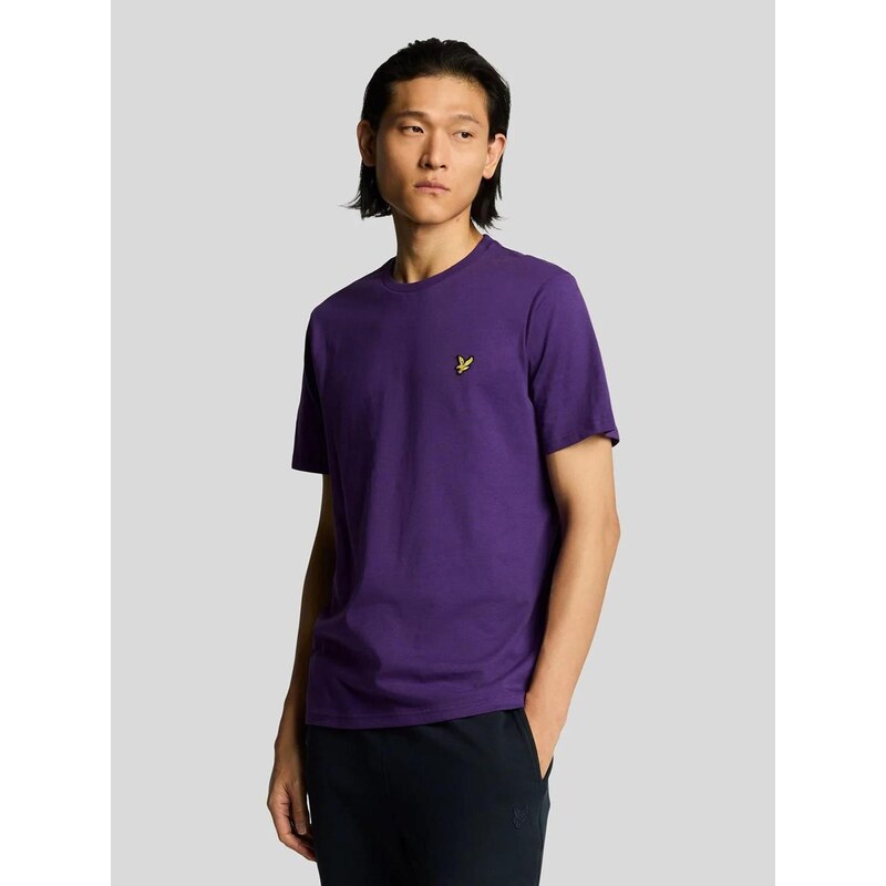 Lyle & Scott Tričko Plain purpurová