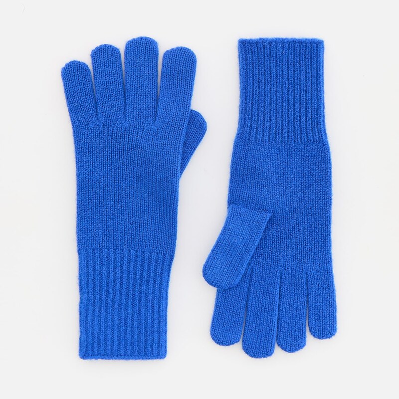 Reserved - LADIES` GLOVES - modrá