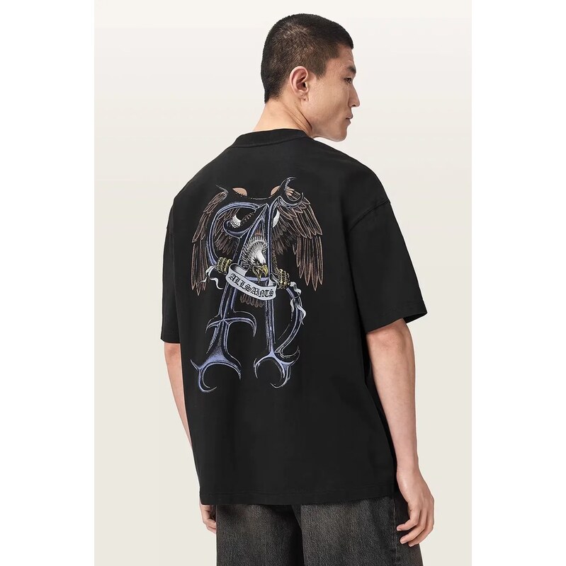 AllSaints oversize tričko pánské bavlněné RAPTOUR
