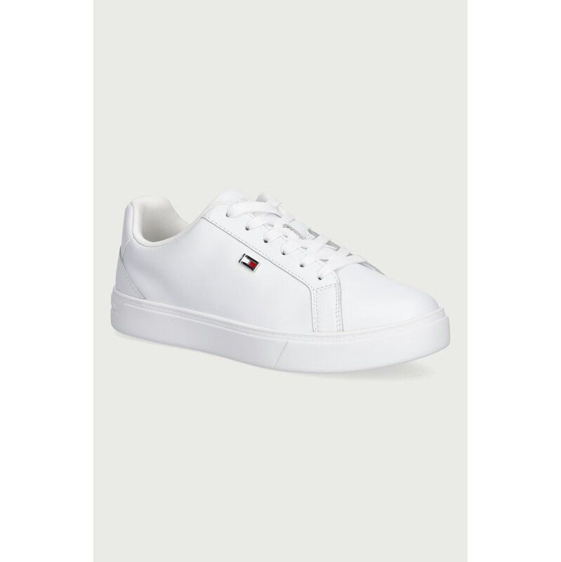 Tommy Hilfiger FLAG COURT SNEAKER sneakers boty dámské kožené