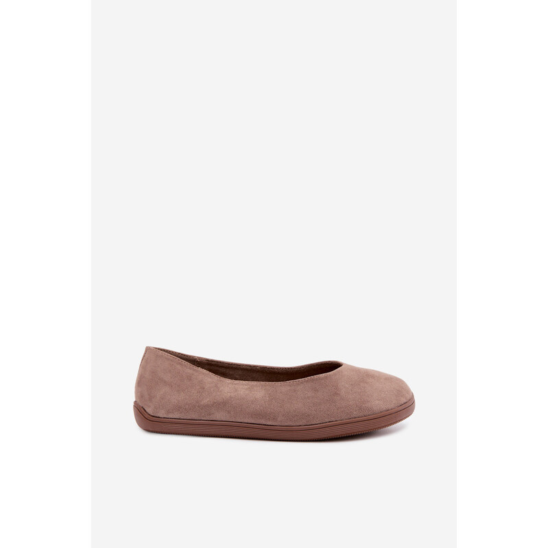 Dámské baleríny Barefoot Taupe model 22322320 - Boto