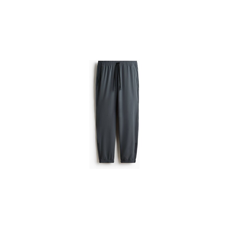 H&M - Sportovní kalhoty jogger DryMove Regular Fit - Olověně