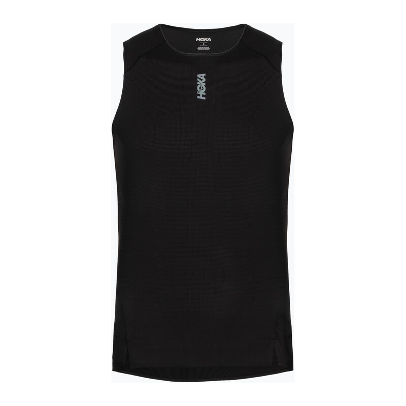 Pánské běžecké tričko HOKA EveryRun Tank black
