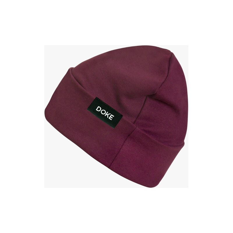 DOKE Dětská čepice organic maroon