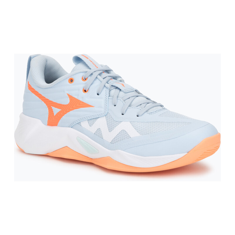 Dámské volejbalové boty Mizuno Wave Momentum Pro blue finch/lava