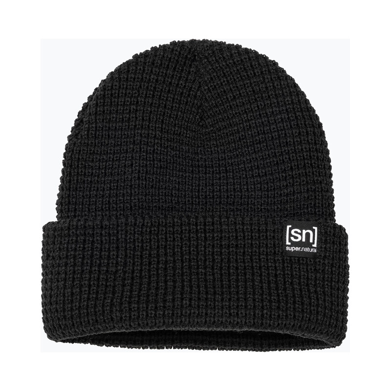 Zimní čepice super.natural City Beanie jet black