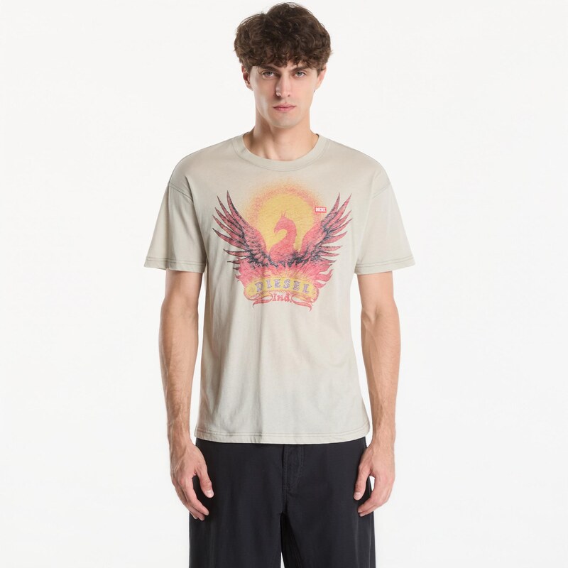 Tričko Diesel T-Norm-Aa1 T-Shirt Aluminum L