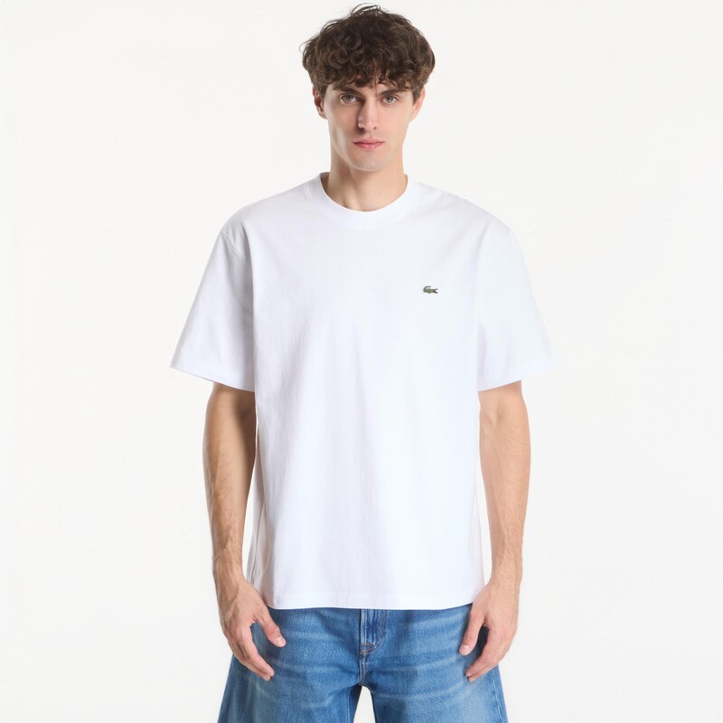 Tričko Lacoste Crewneck T-Shirt White L