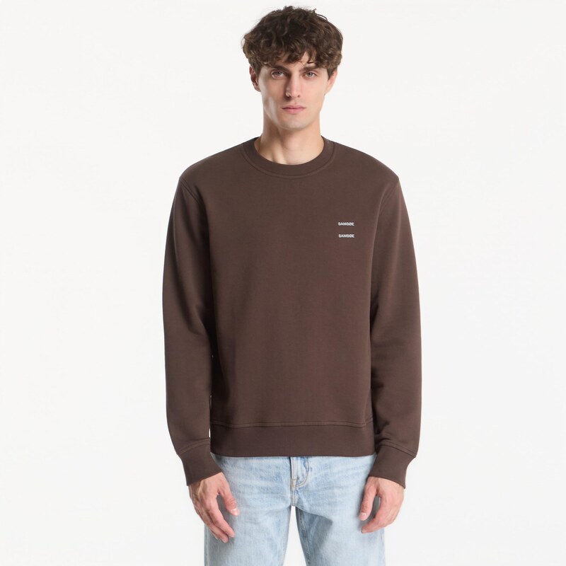 Mikina Samsøe Samsøe Joel Crew Neck Turkish Coffee XL