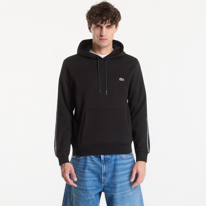 Mikina Lacoste Hoodie Black XL