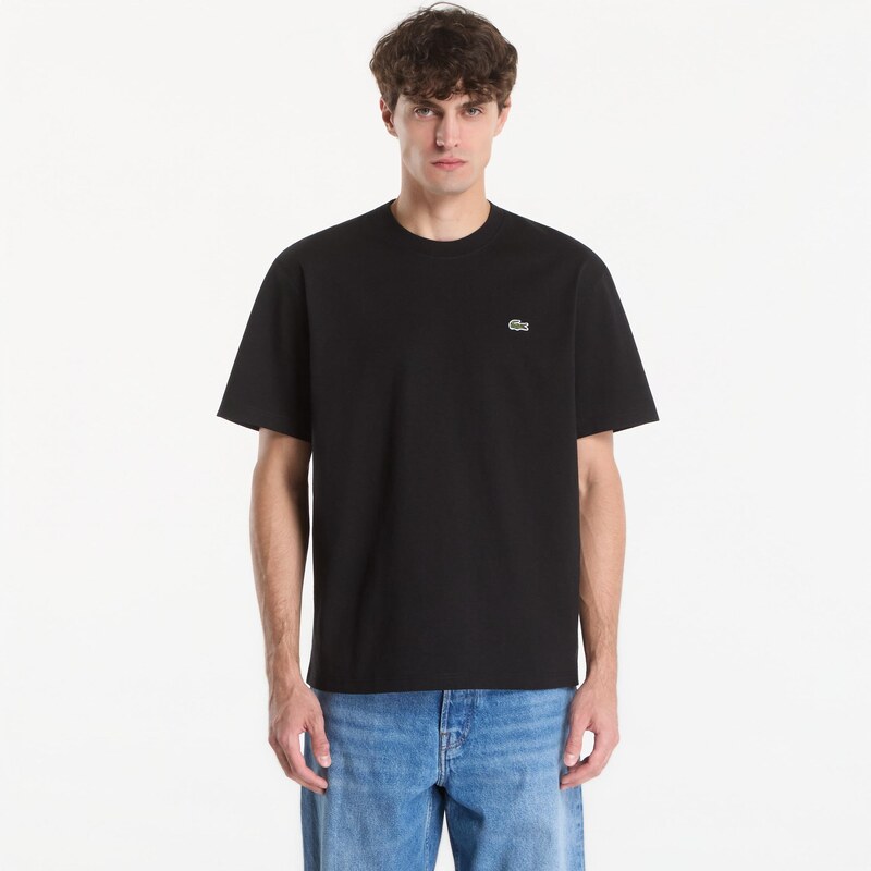 Tričko Lacoste Crewneck T-Shirt Black M