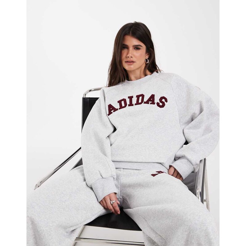 adidas Originals adidas Sportswear sweatshirt in grey marl