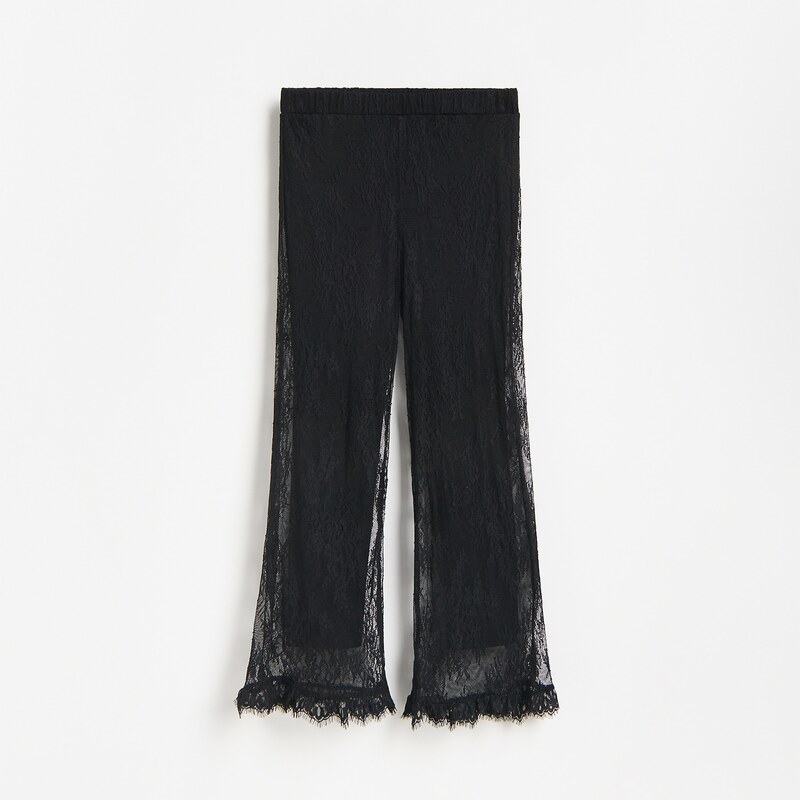 Reserved - GIRLS` TROUSERS - černý