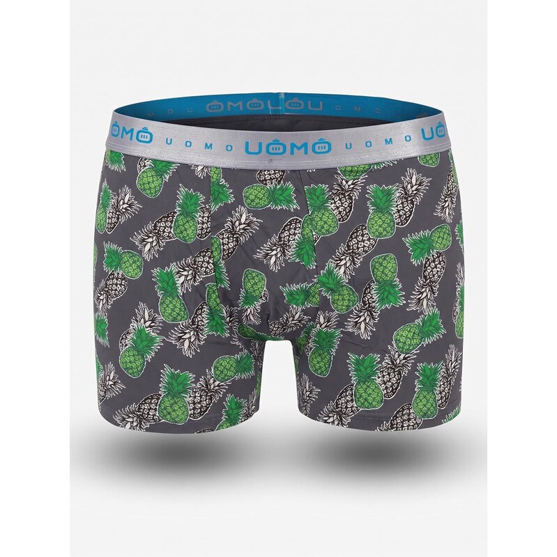 Pánské boxerky šedé MyStars Pineapple