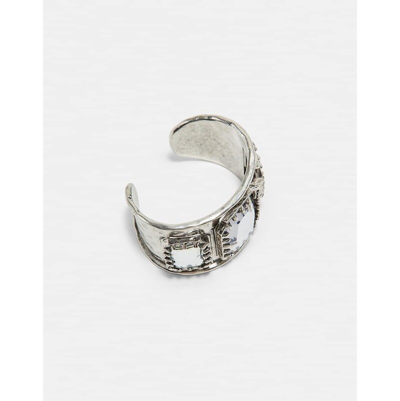 Stradivarius Jewel cuff in grey