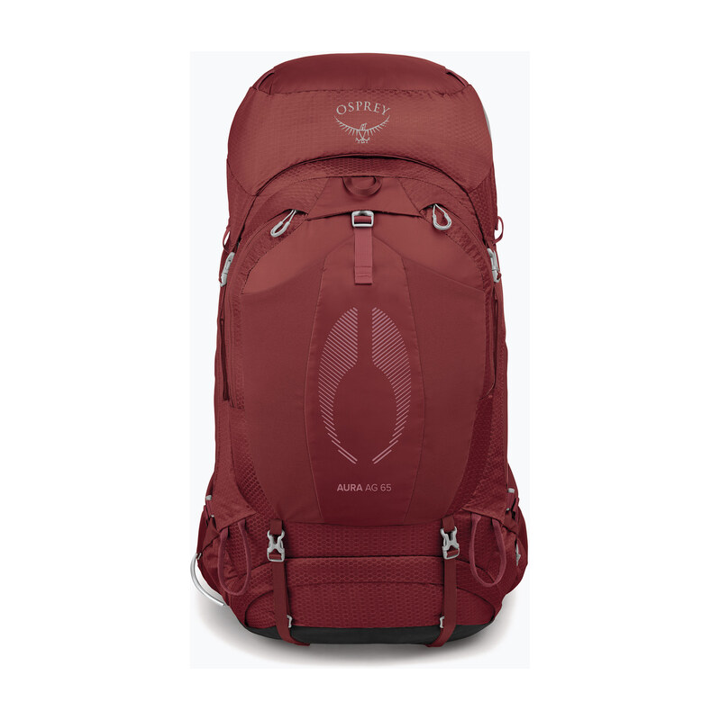 Dámský trekový batoh Osprey Aura AG 65 l M-L berry sorbet red
