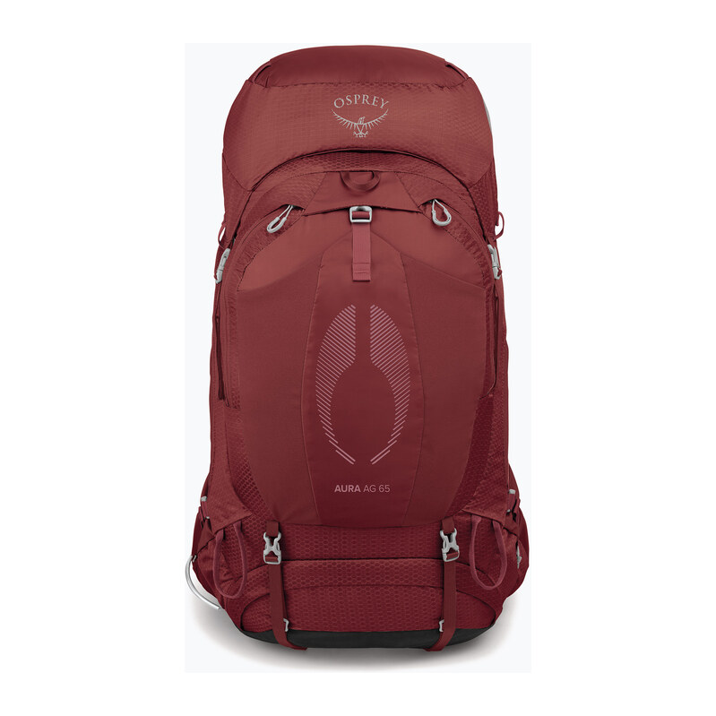 Dámský trekový batoh Osprey Aura AG 65 l XS-S berry sorbet red