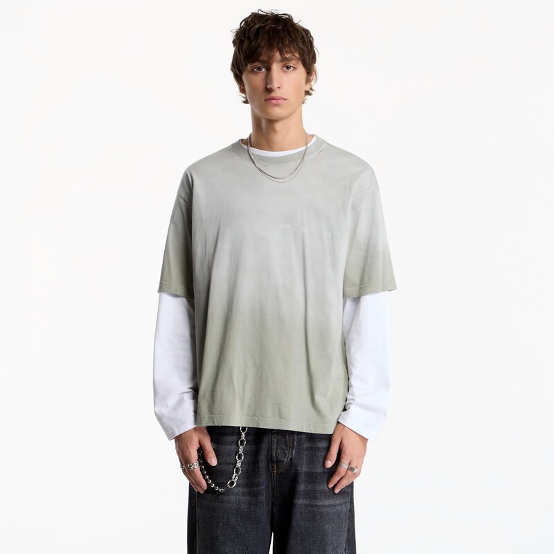 Tričko MISBHV 7:30 Pm Lakefront T-Shirt UNISEX Ash Green XXL