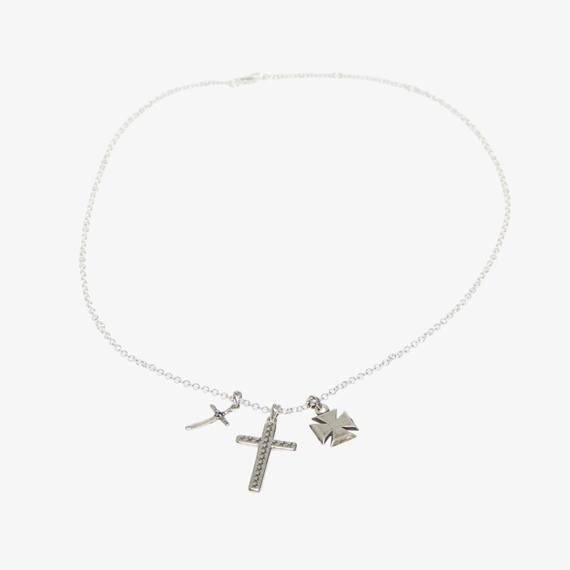 Náhrdelník TwoJeys Multi Cross Necklace Silver Universal