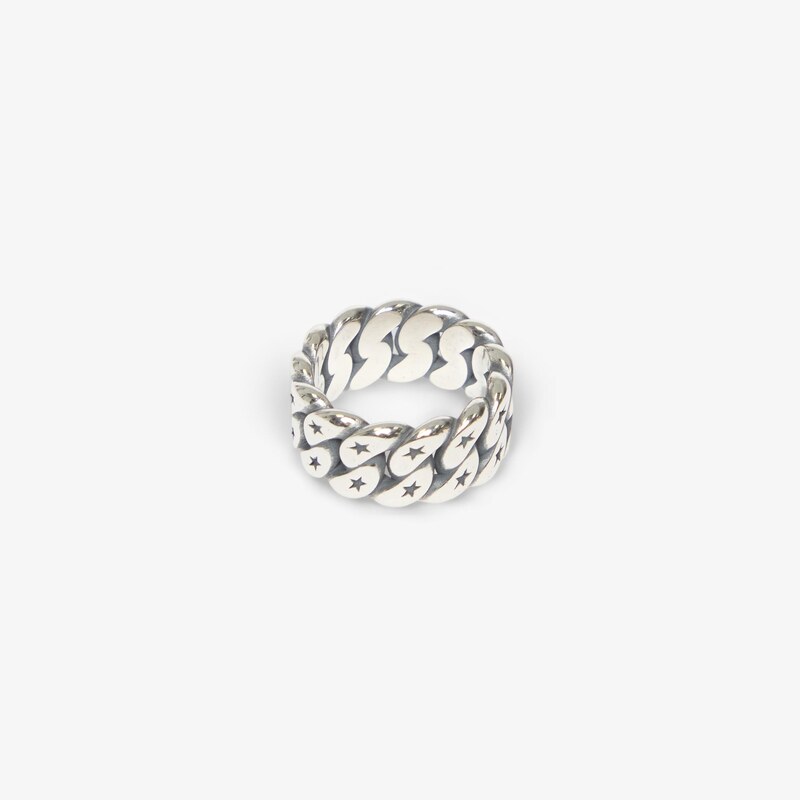 Prsten TwoJeys Cuban Monogram Ring Silver 54 mm