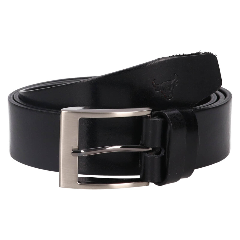 Pánský kožený opasek Belt Toro Tommy - černá
