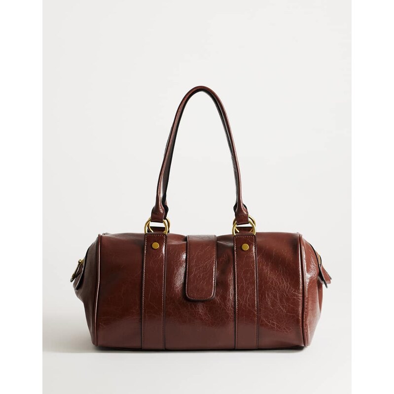 Topshop Star medium hardware detail bowler shoulder bag
