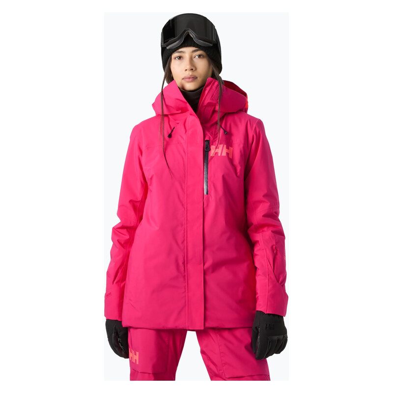 Dámská lyžařská bunda Helly Hansen Powshot cranberry