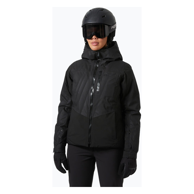 Dámská lyžařská bunda Helly Hansen Valdisere 3.0 black embossed