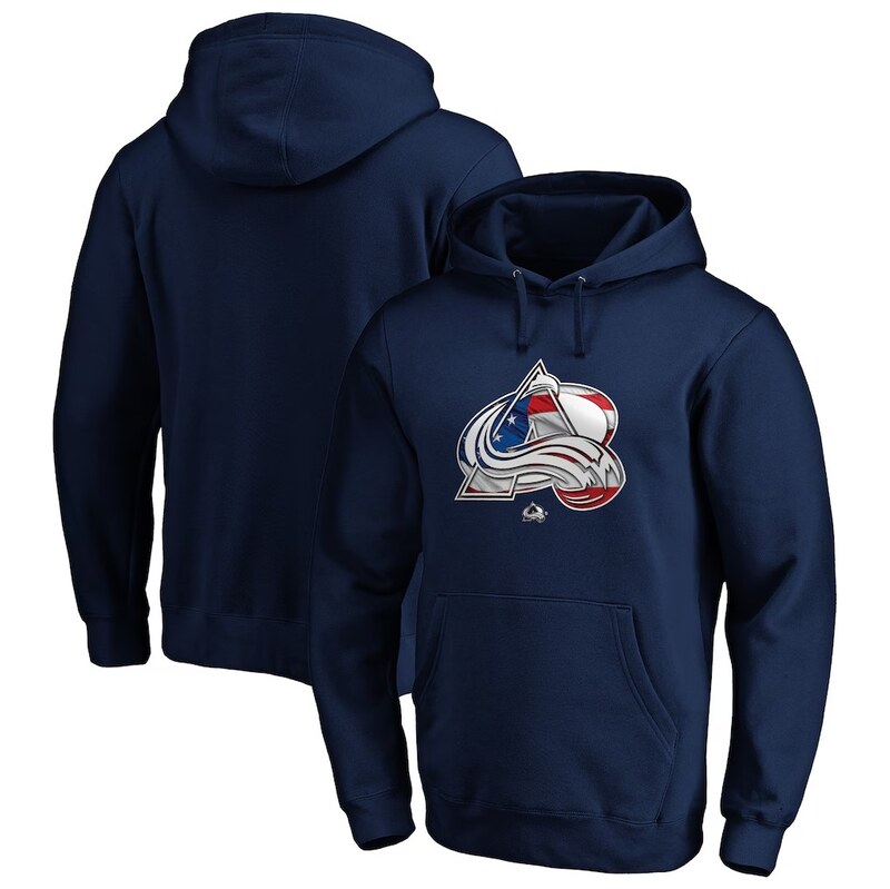 Fanatics Pánská mikina Colorado Avalanche NHL Navy Banner Wave