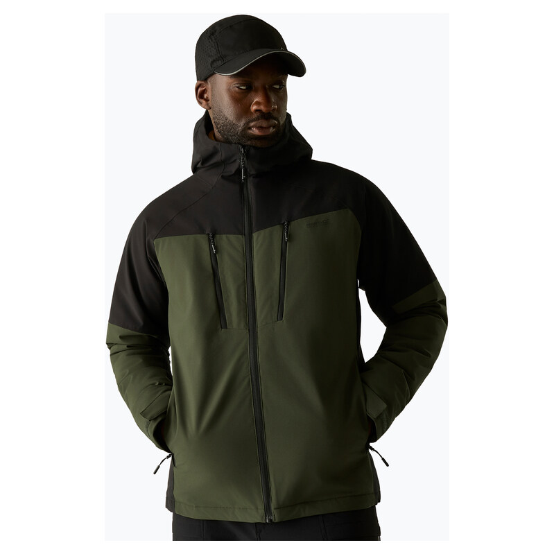 Pánská nepromokavá bunda REGATTA Highton Stretch Padded dark