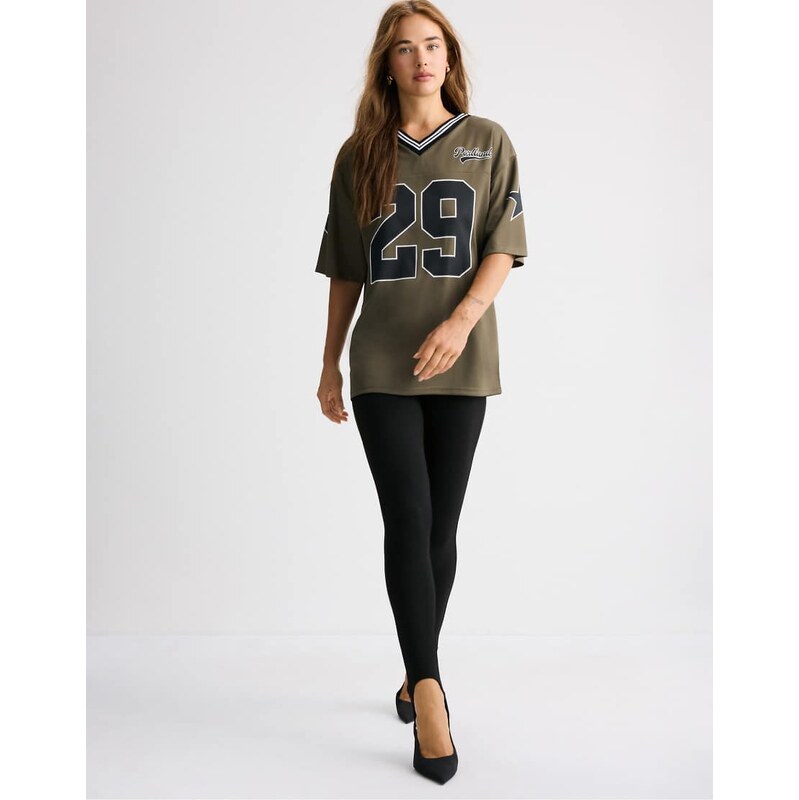Stradivarius leggings in black