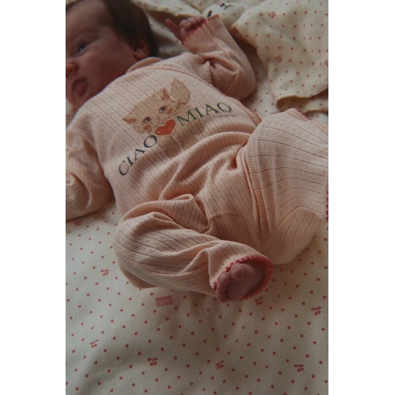 Konges Sløjd overal dětský bavlněný MINNIE ONESIE GOTS