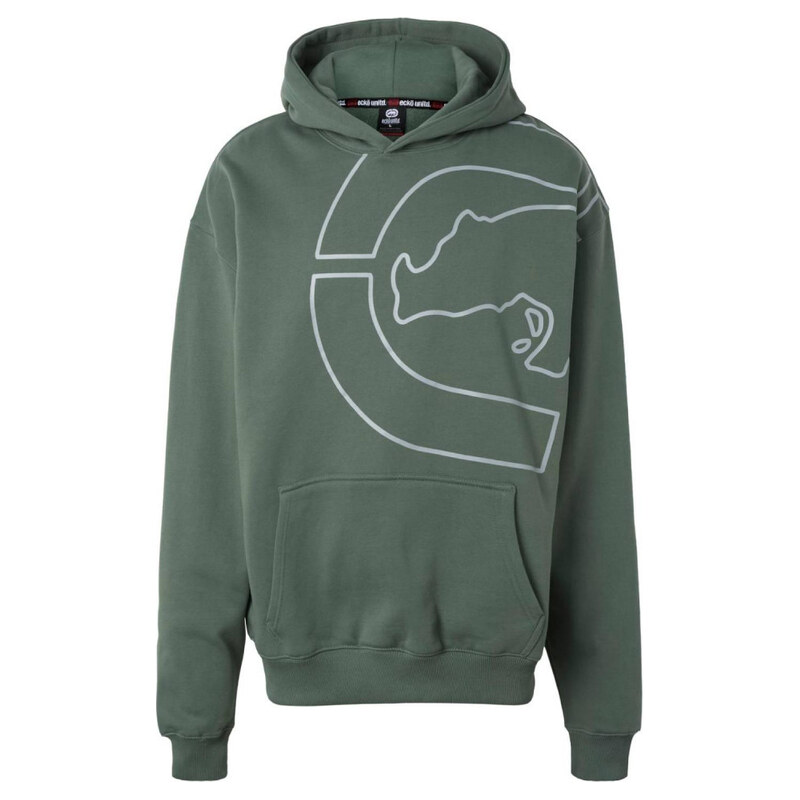 ECKO Unltd. mikina pánská Big Logo přes hlavu kapuce