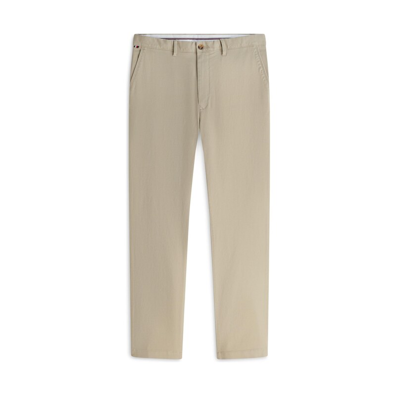 TOMMY HILFIGER Chino kalhoty Denton Straight Textured béžová