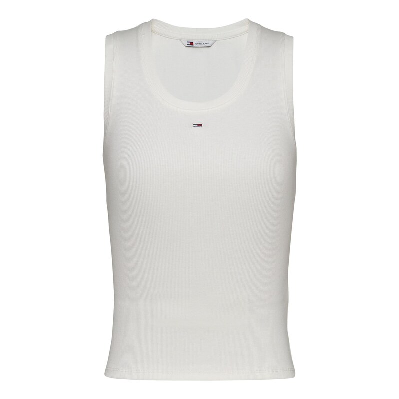 Tommy Jeans Top Slim Tank režná