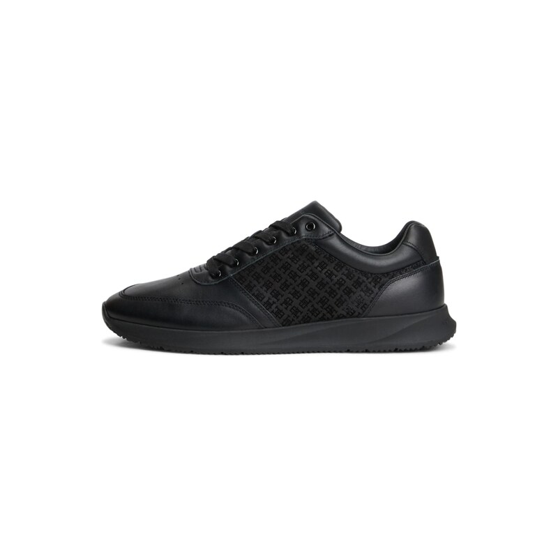 TOMMY HILFIGER Tenisky ELEVATED TH MONO MIX RUNNER černá