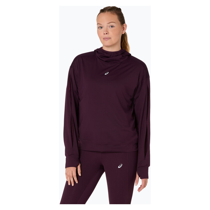 Dámská běžecká mikina ASICS Nagino Run Winter Hoodie dark