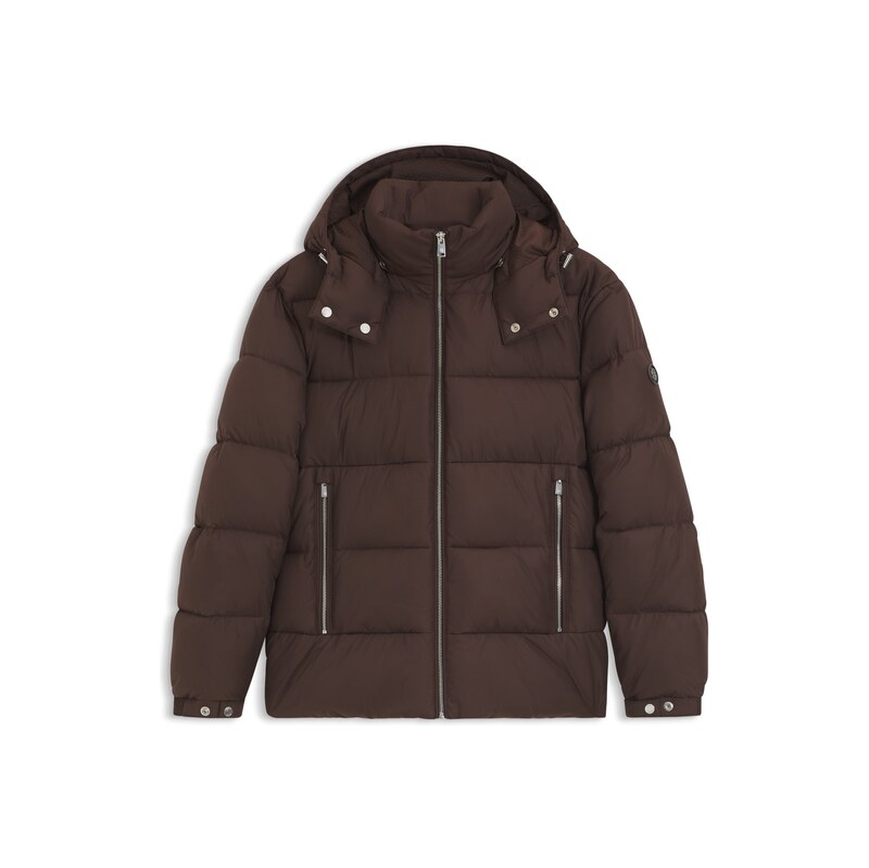 BOSS Water-repellent puffer jacket with adjustable hood