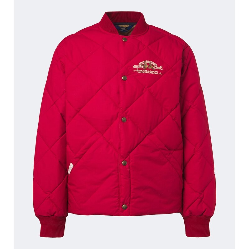 Polo Ralph Lauren Quilted cotton-blend bomber jacket