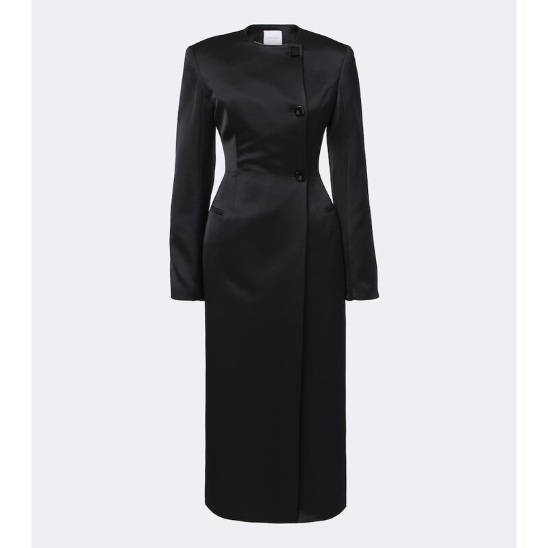 Rachel Gilbert Leeta double-breasted satin coat