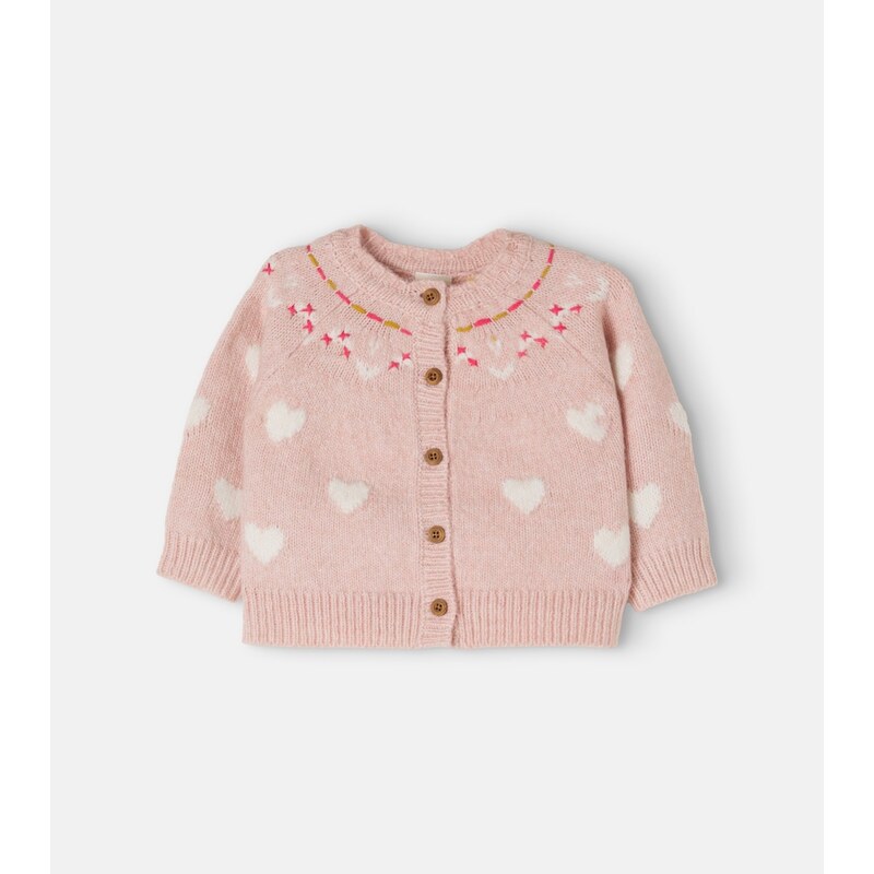 Bonton Baby intarsia cardigan