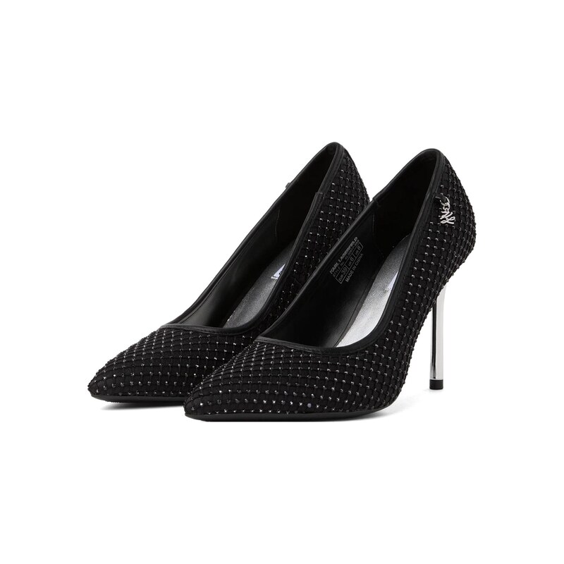 Karl Lagerfeld Lodičky  Sarabande Mesh-Pumps mit Edelsteinen