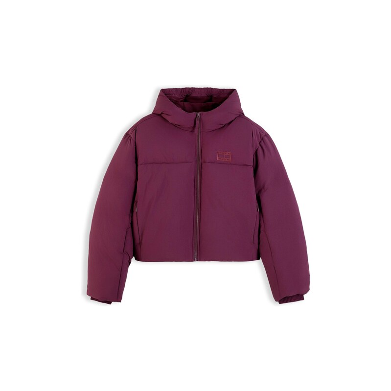 Tommy Jeans Zimní bunda lilek