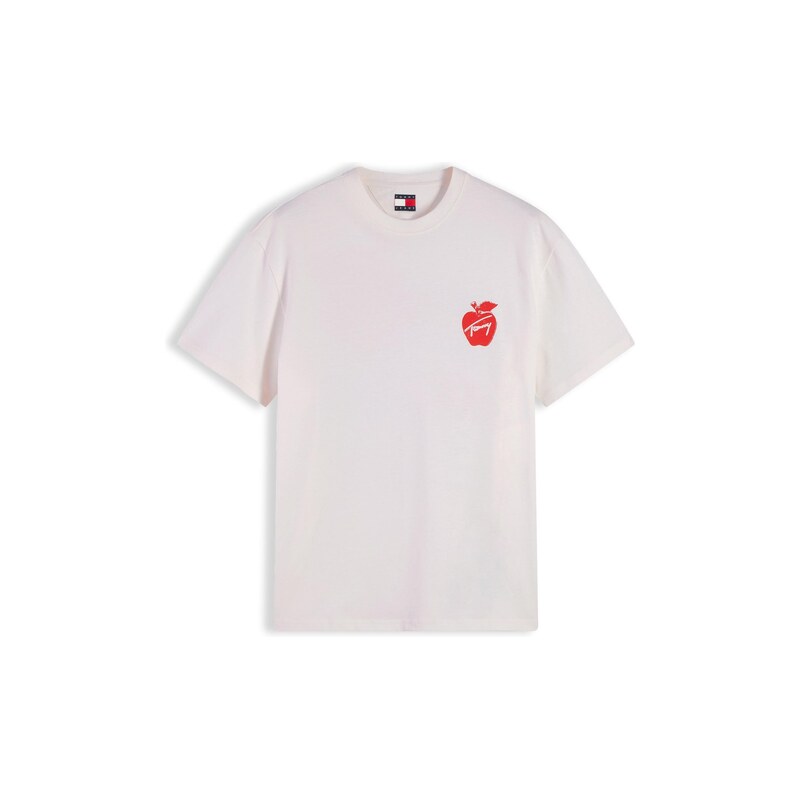 Tommy Jeans Tričko královská modrá / červená / bílá